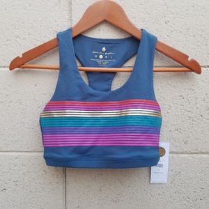 Spiritual Gangster Reana Color Stripe Sport Bra